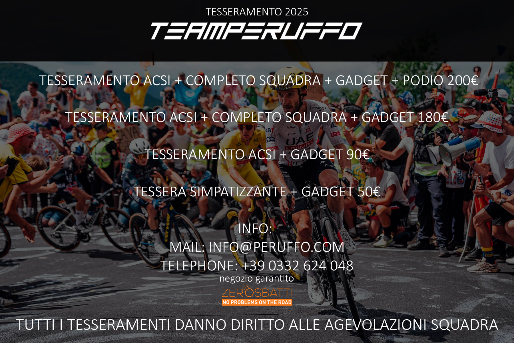 TESSERAMENTO TEAMPERUFFO 2025